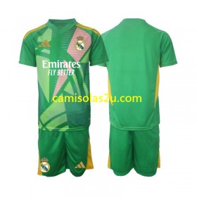 Camisolas de futebol Real Madrid Guarda Redes Criança Equipamento 3ª 2024/25 Manga Curta